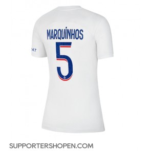 Paris Saint-Germain Marquinhos #5 Tredje Matchtröja Dam 2022-23 Kortärmad